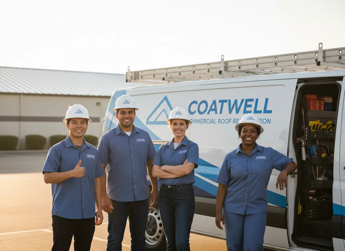 Commercial roof coating company in Lyons, KS